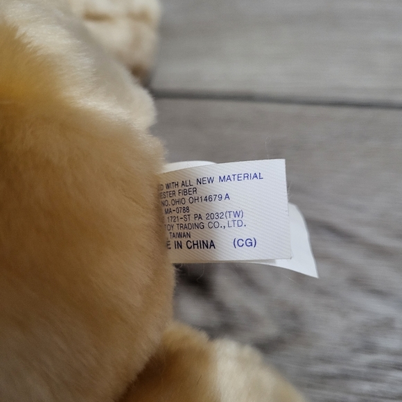 Dan Dee Blonde Bear Plush Soft Collector’s Choice 12" Stuffed Animal Teddy - Picture 6 of 13